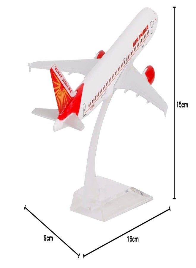 HOUSE HATCH Diecast Aeroplane Scale Model, Aircraft Model Airline, Metal Aircraft Display Only for Display Size -16 Cm Multicolor (AIR India) - Image 2